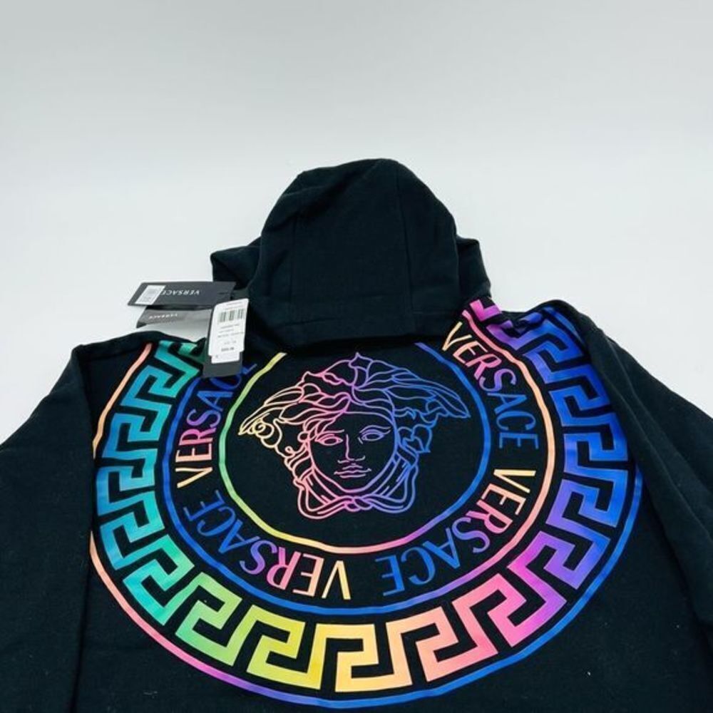 Versace Girls Hoodie Medusa Greca Logo size 10 girls - Picture 2 of 4